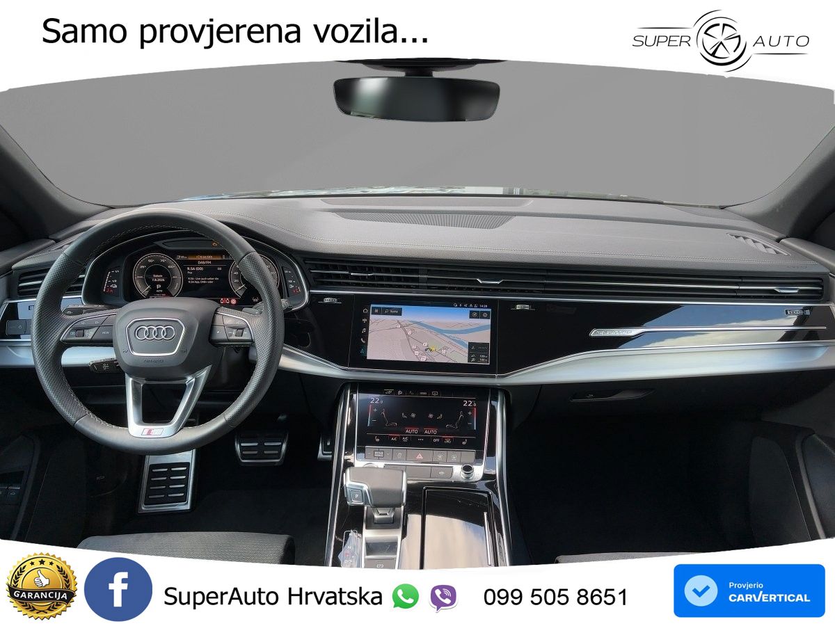 Audi Q8 55 TFSIe V6 (381 KS) quattro tiptronic S line LED+GR SJED+ACC