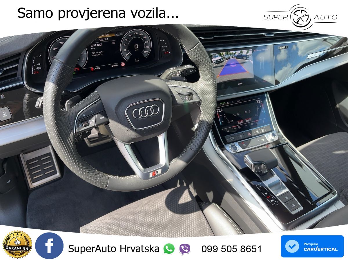 Audi Q8 55 TFSIe V6 (381 KS) quattro tiptronic S line LED+GR SJED+ACC