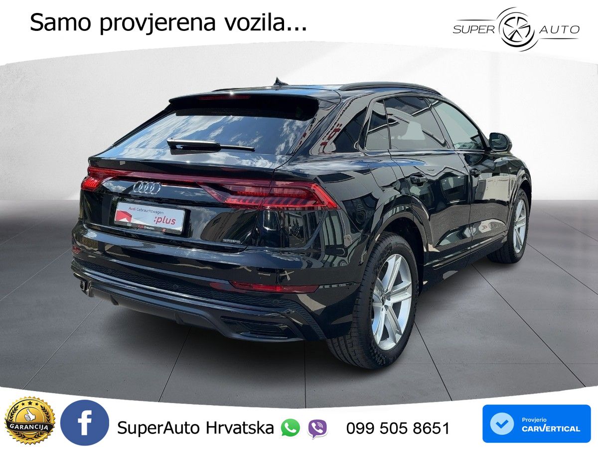 Audi Q8 55 TFSIe V6 (381 KS) quattro tiptronic S line LED+GR SJED+ACC