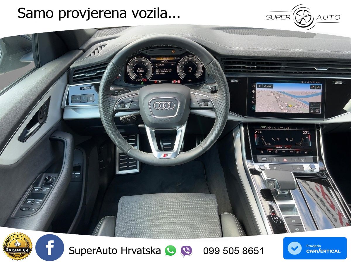 Audi Q8 55 TFSIe V6 (381 KS) quattro tiptronic S line LED+GR SJED+ACC