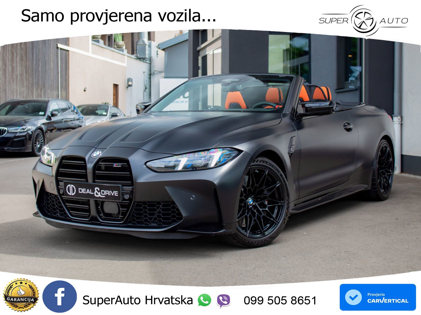 BMW M4 Convertible Competition 3.0 (530 KS) xDrive Steptronic LED+GR SJED+ACC