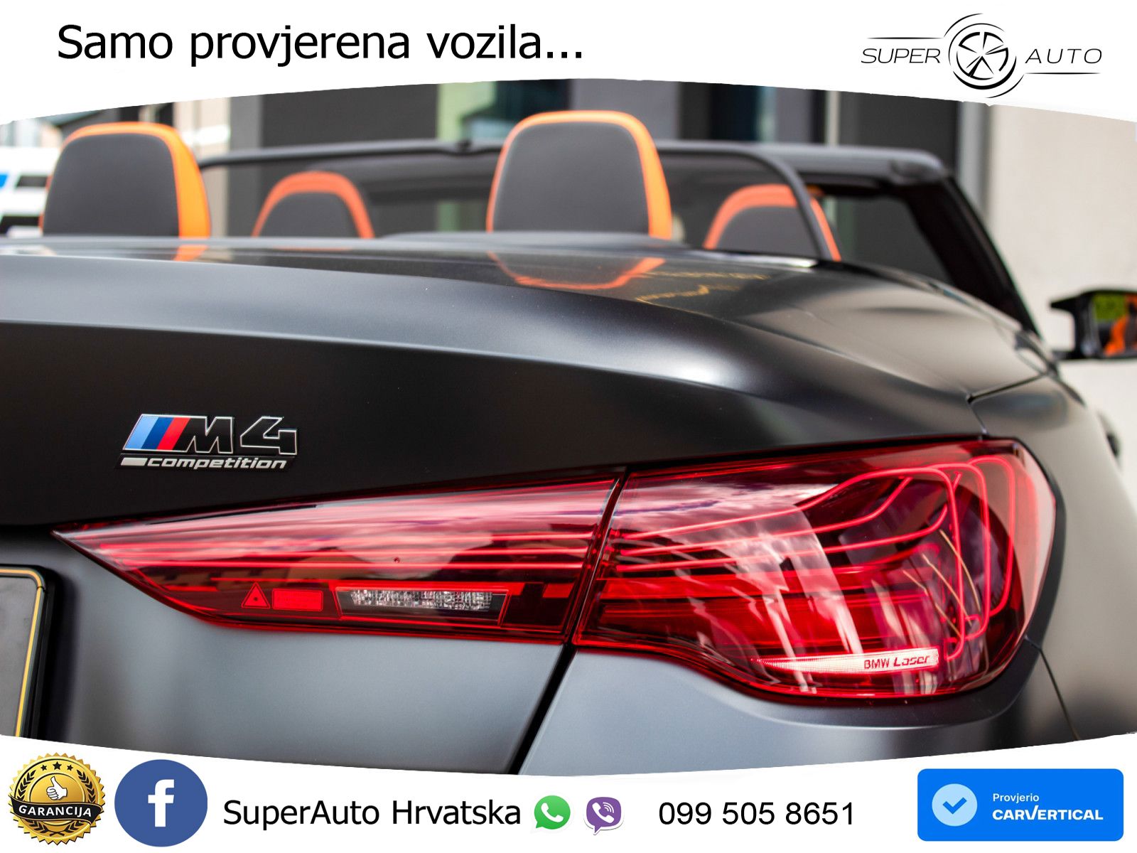BMW M4 Convertible Competition 3.0 (530 KS) xDrive Steptronic LED+GR SJED+ACC