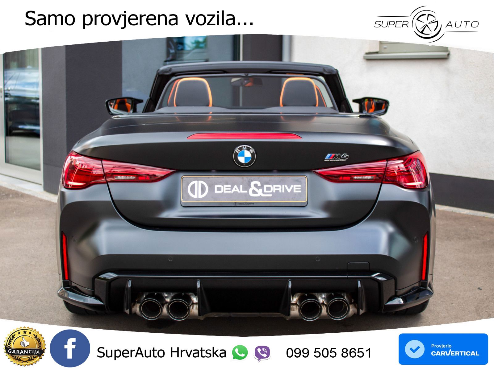 BMW M4 Convertible Competition 3.0 (530 KS) xDrive Steptronic LED+GR SJED+ACC