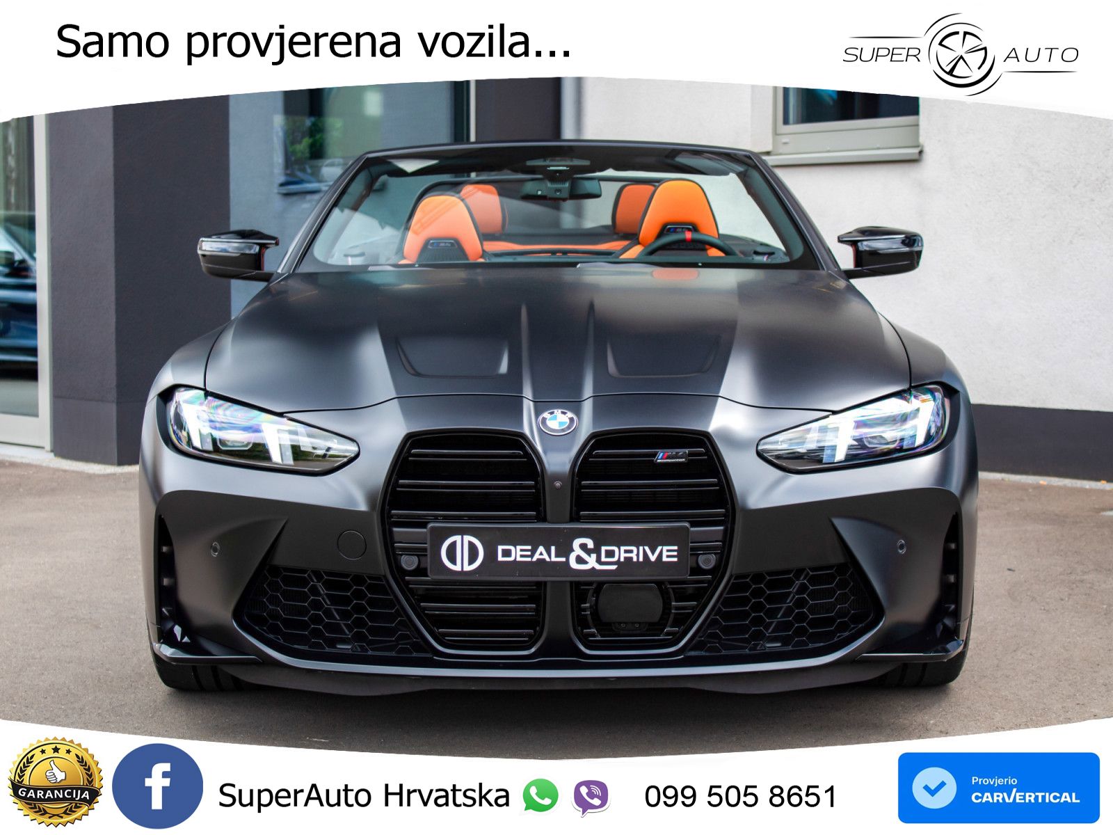 BMW M4 Convertible Competition 3.0 (530 KS) xDrive Steptronic LED+GR SJED+ACC