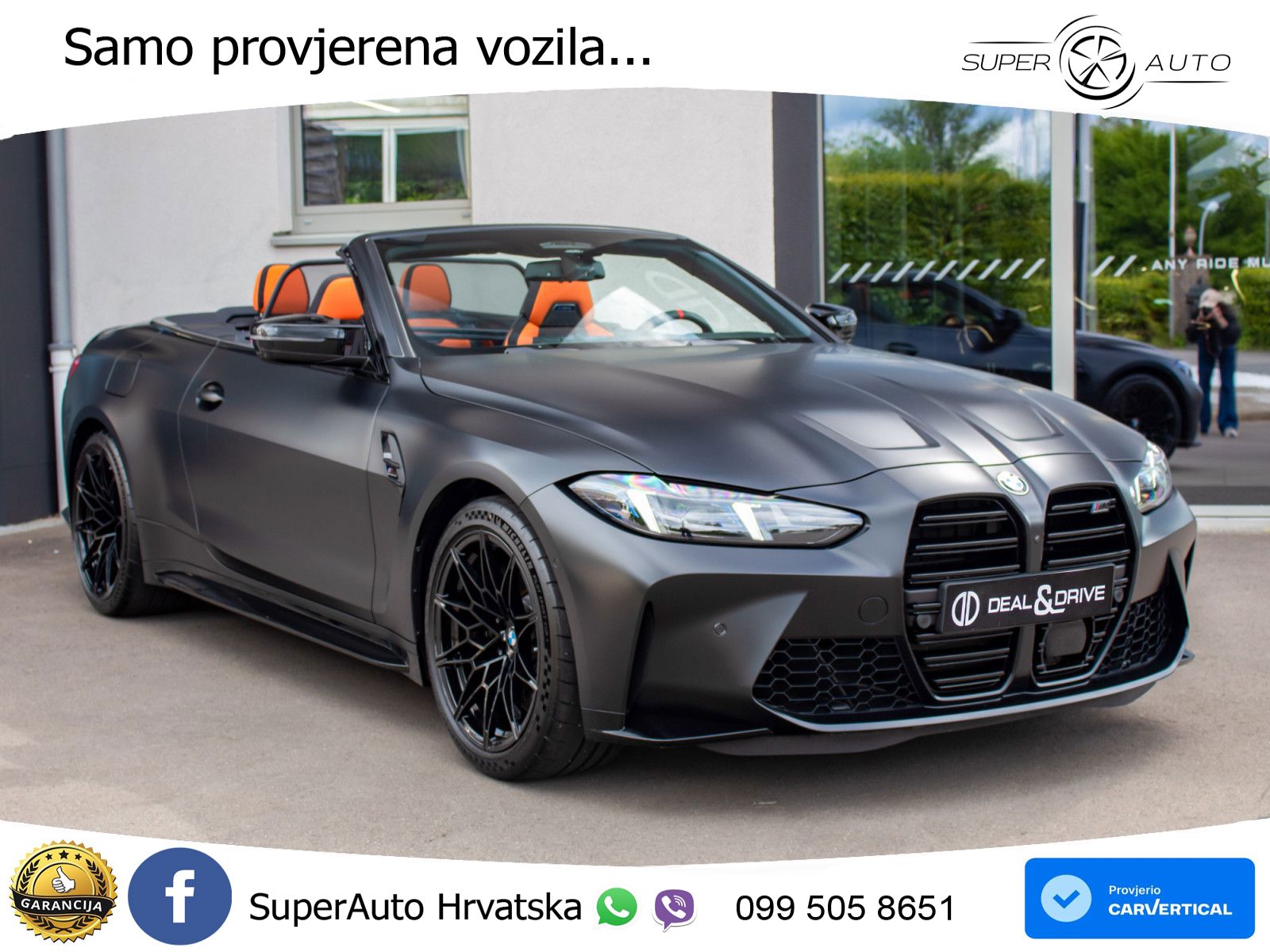 BMW M4 Convertible Competition 3.0 (530 KS) xDrive Steptronic LED+GR SJED+ACC
