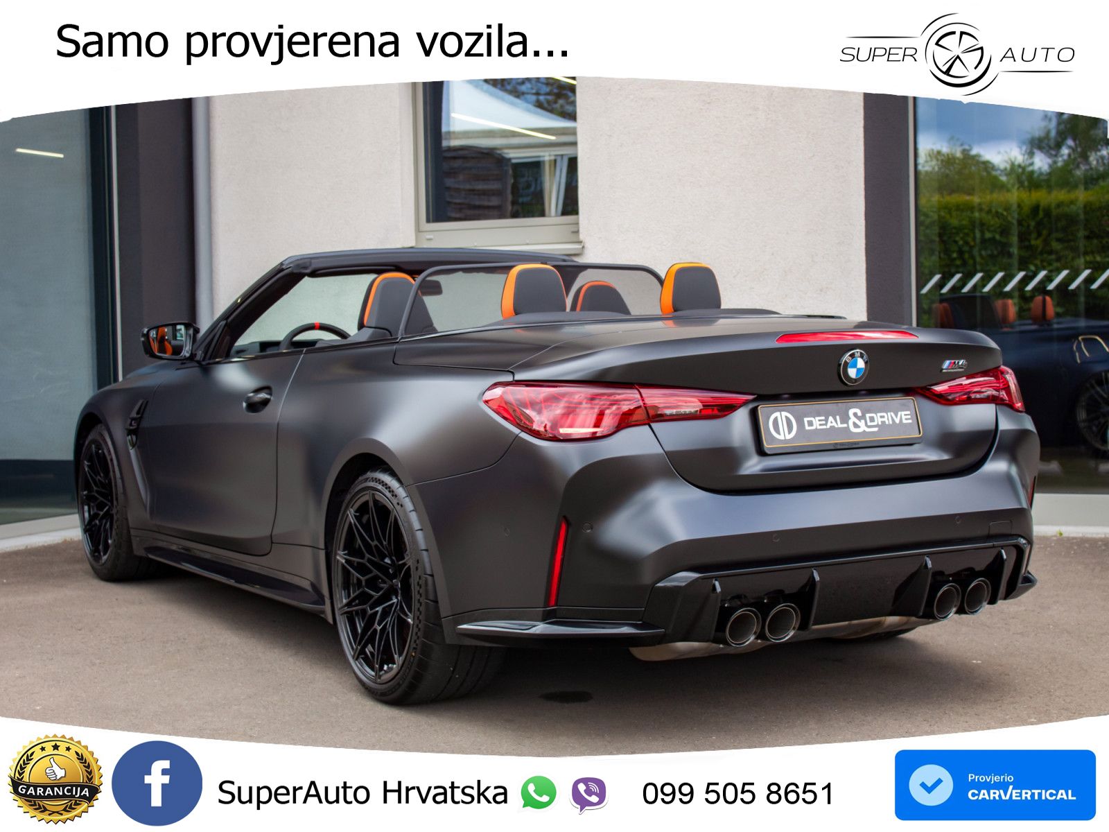 BMW M4 Convertible Competition 3.0 (530 KS) xDrive Steptronic LED+GR SJED+ACC