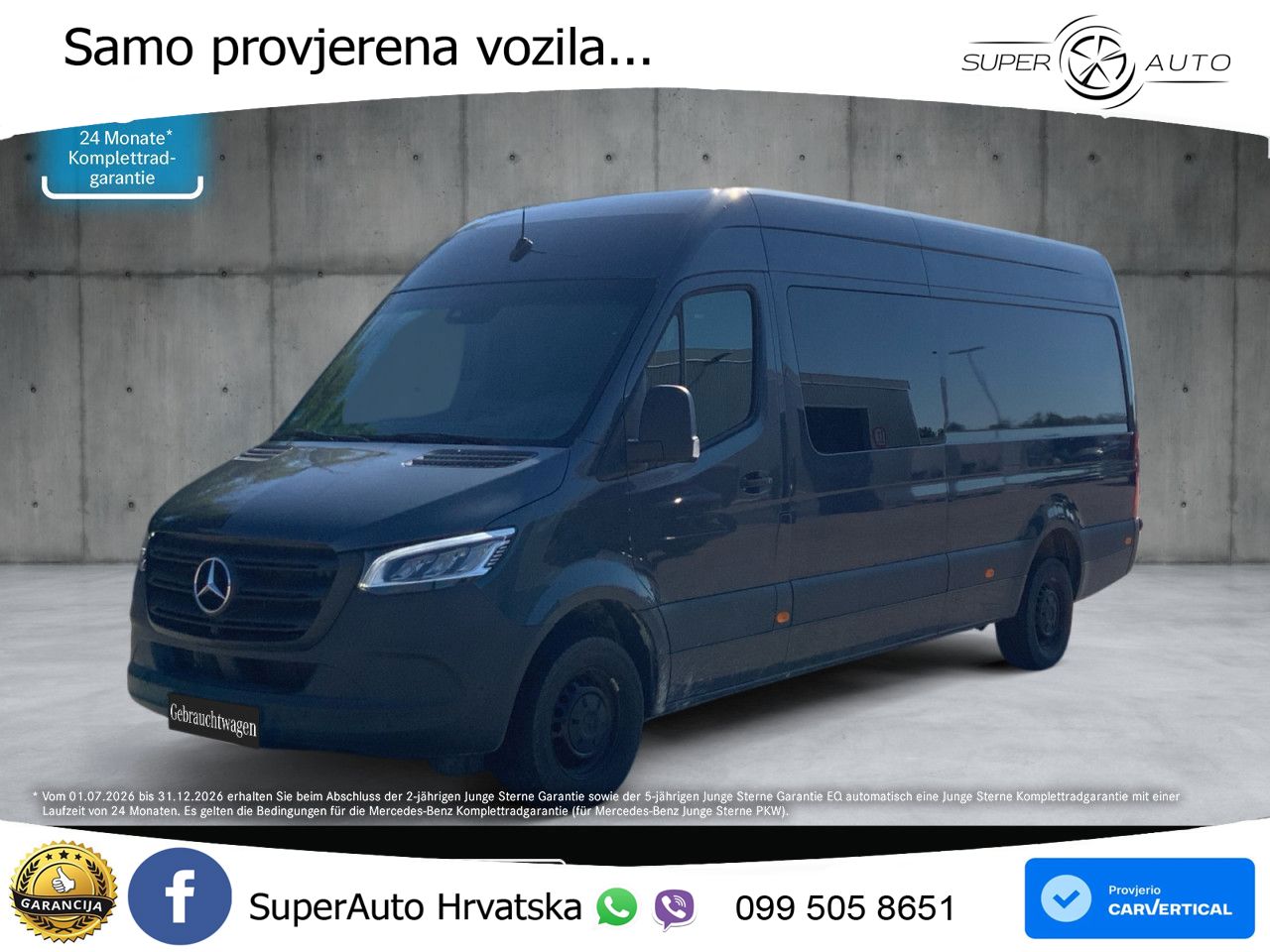 Mercedes-Benz Sprinter 190 KS LED+GR SJED+ACC