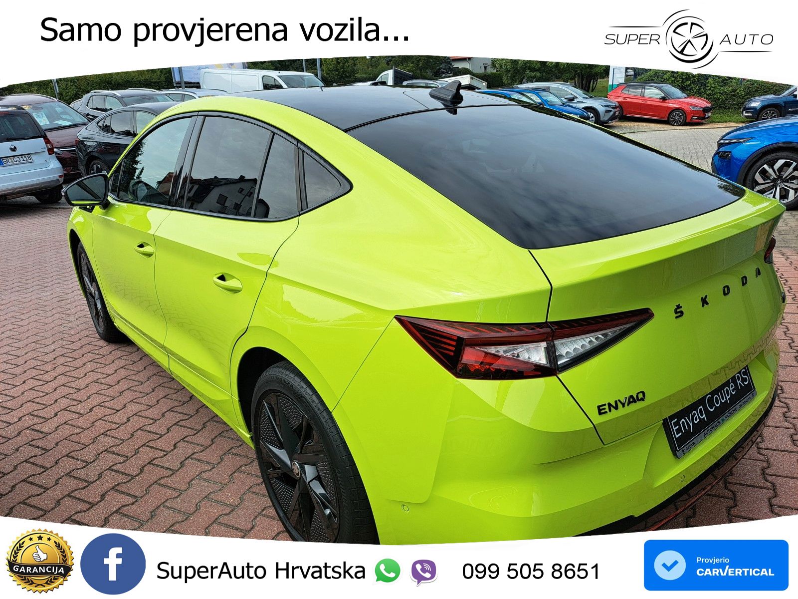Škoda Enyaq Coupe iV RS 82 kWh (299 KS) AWD LED+GR SJED+ACC