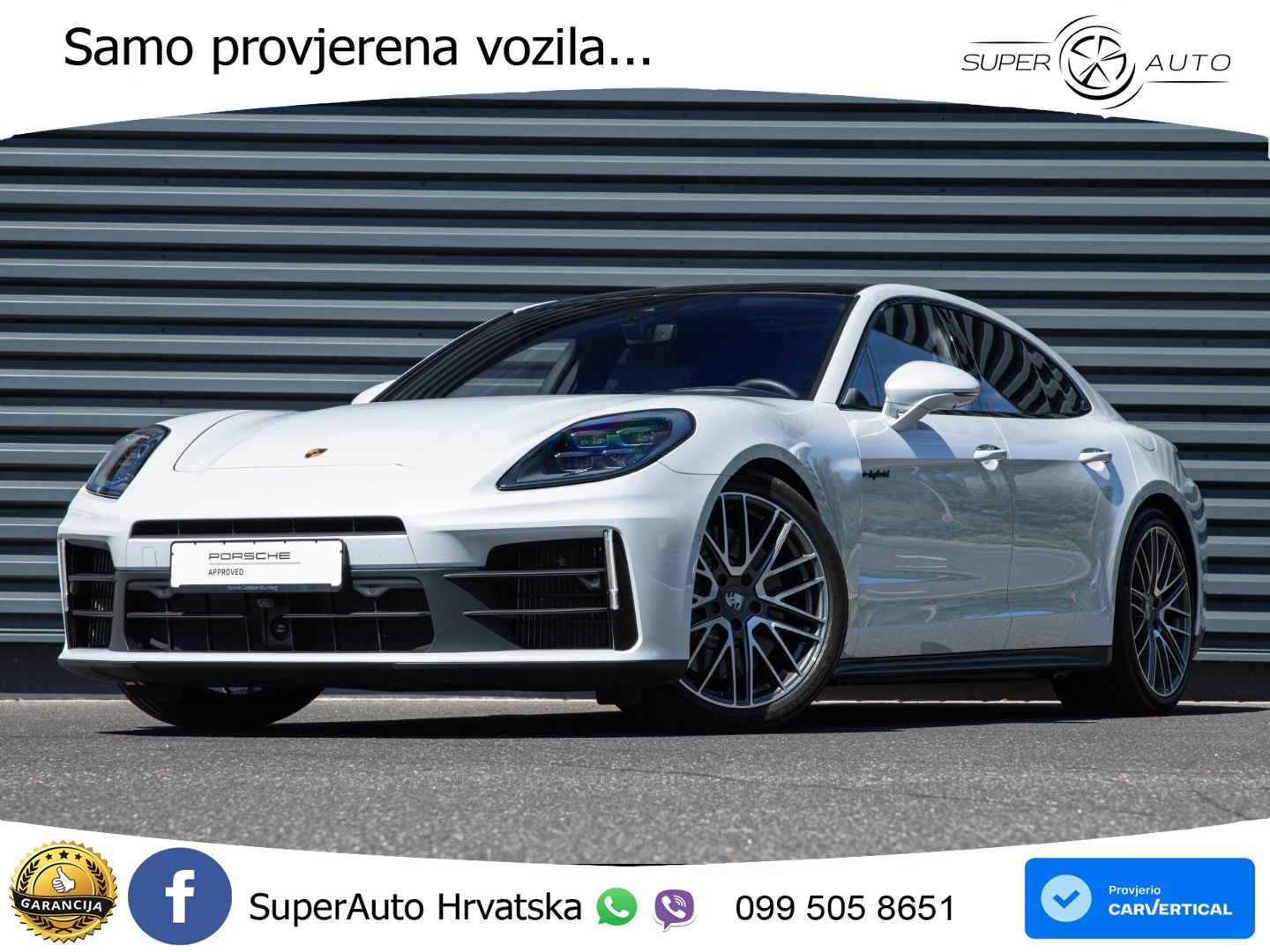 Porsche Panamera 4S 2.9 V6 (544 KS) E-Hybrid PDK LED+GR SJED+ACC