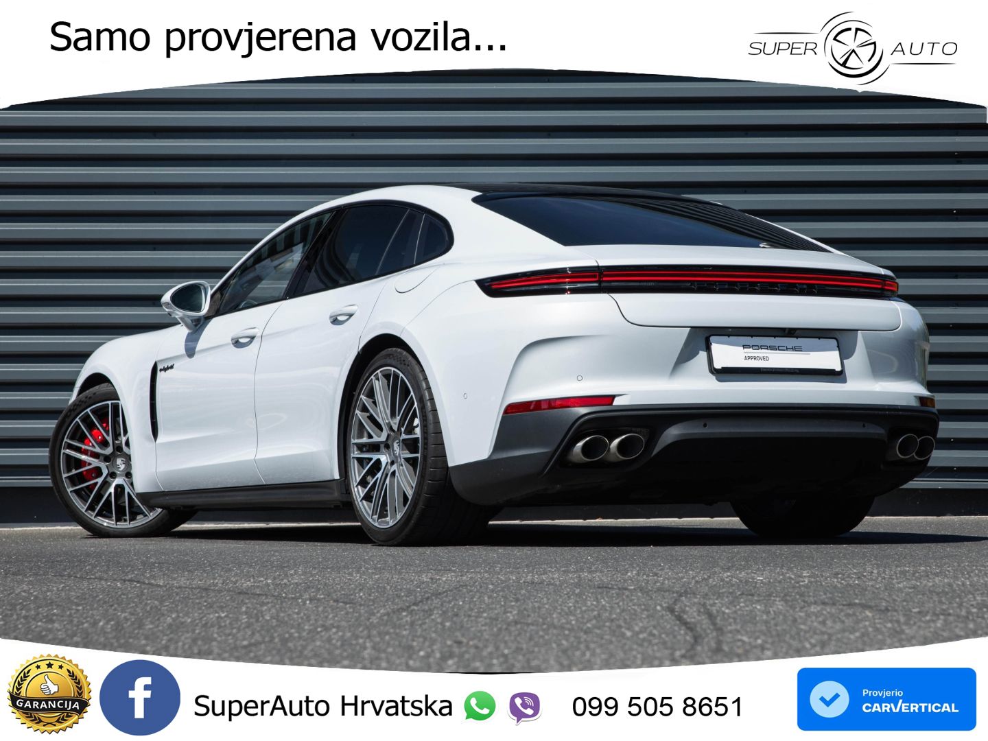 Porsche Panamera 4S 2.9 V6 (544 KS) E-Hybrid PDK LED+GR SJED+ACC