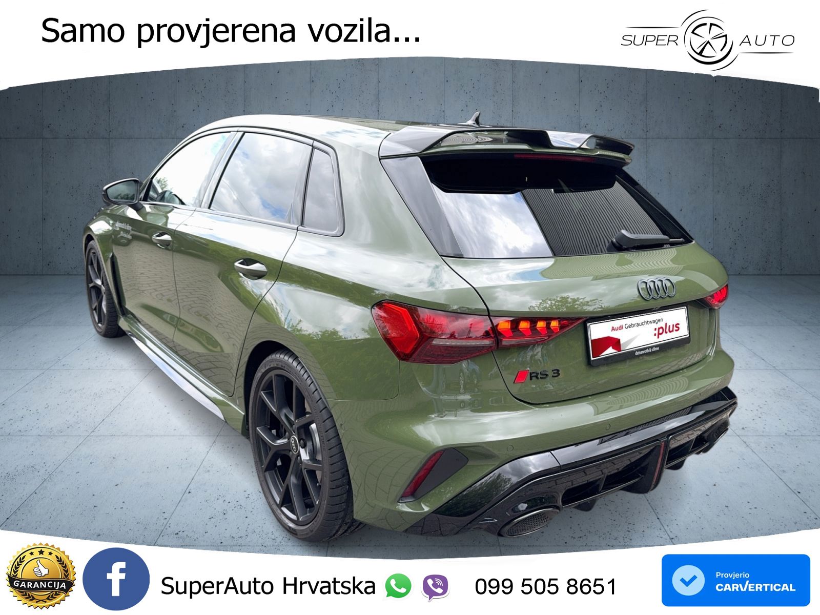 Audi RS3 Sportback 2.5 TFSI (400 KS) quattro S tronic ABT LED+GR SJED+ACC