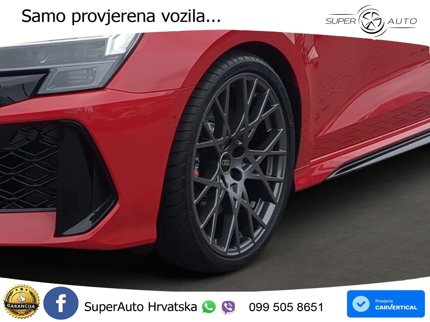 Audi RS3 Sportback 2.5 TFSI (400 KS) quattro S tronic LED+GR SJED+ACC