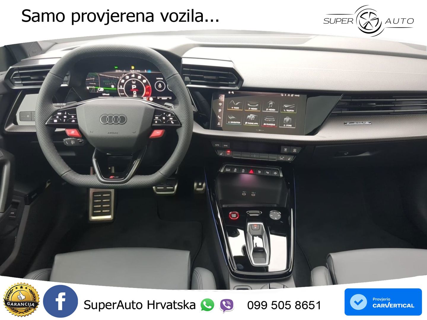 Audi RS3 Sportback 2.5 TFSI (400 KS) quattro S tronic LED+GR SJED+ACC