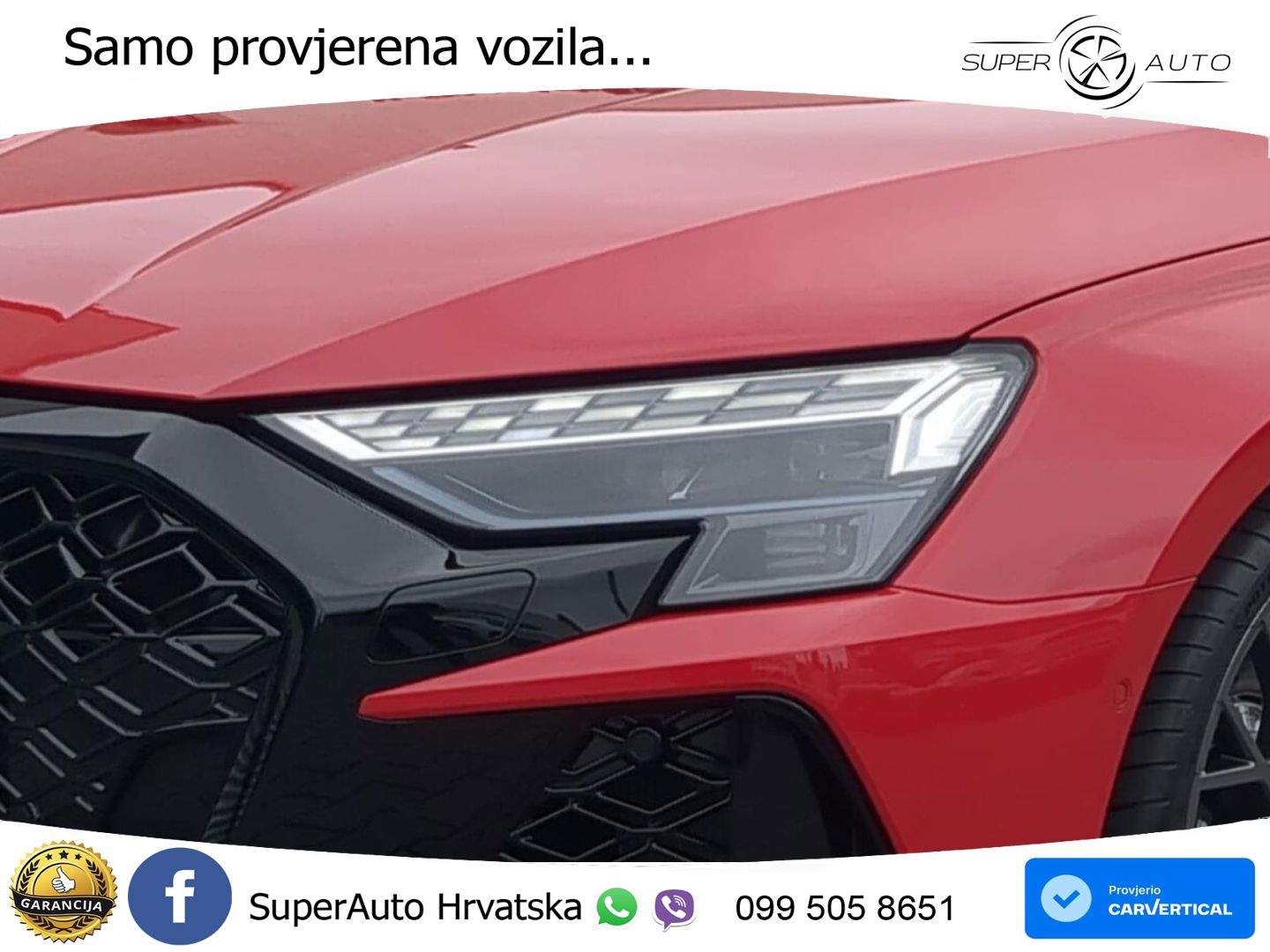 Audi RS3 Sportback 2.5 TFSI (400 KS) quattro S tronic LED+GR SJED+ACC