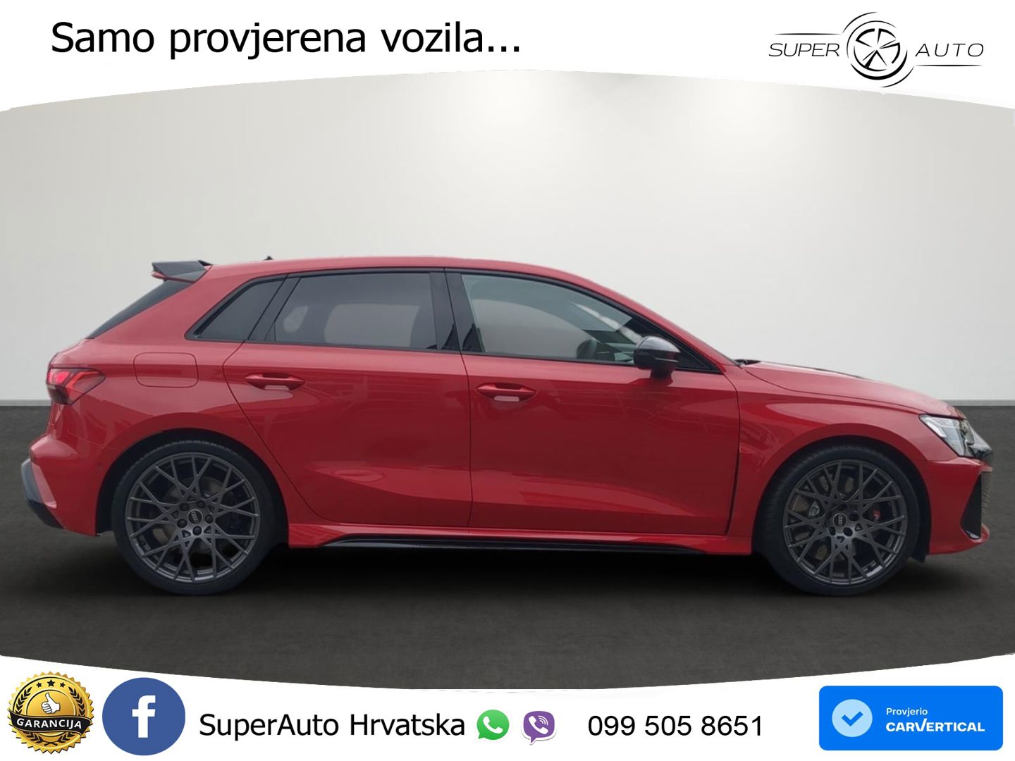 Audi RS3 Sportback 2.5 TFSI (400 KS) quattro S tronic LED+GR SJED+ACC