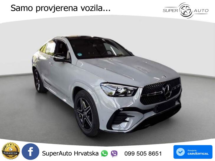 Mercedes GLE Coupe 450d (367 KS) EQ Boost 4MATIC 9G-TRONIC AMG LED+GR SJED+ACC