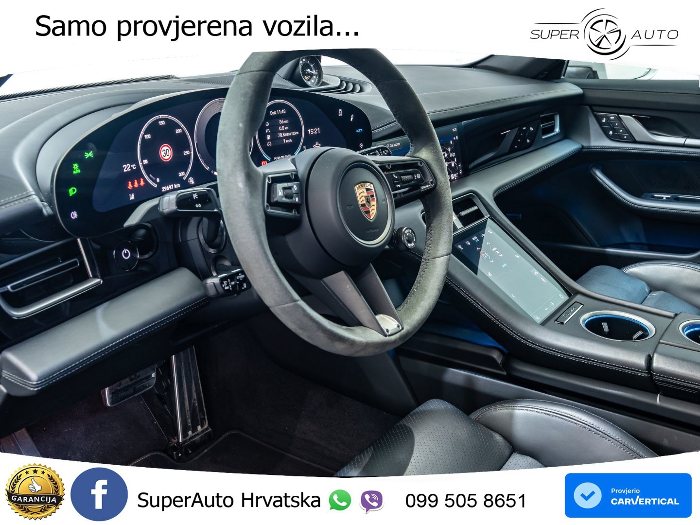 Porsche Taycan Sport Turismo 4S 105 kWh (598 KS)
