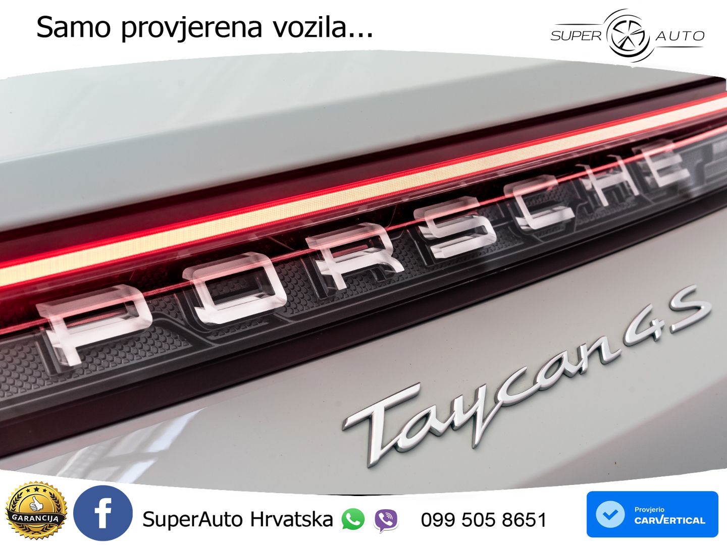 Porsche Taycan Sport Turismo 4S 105 kWh (598 KS)