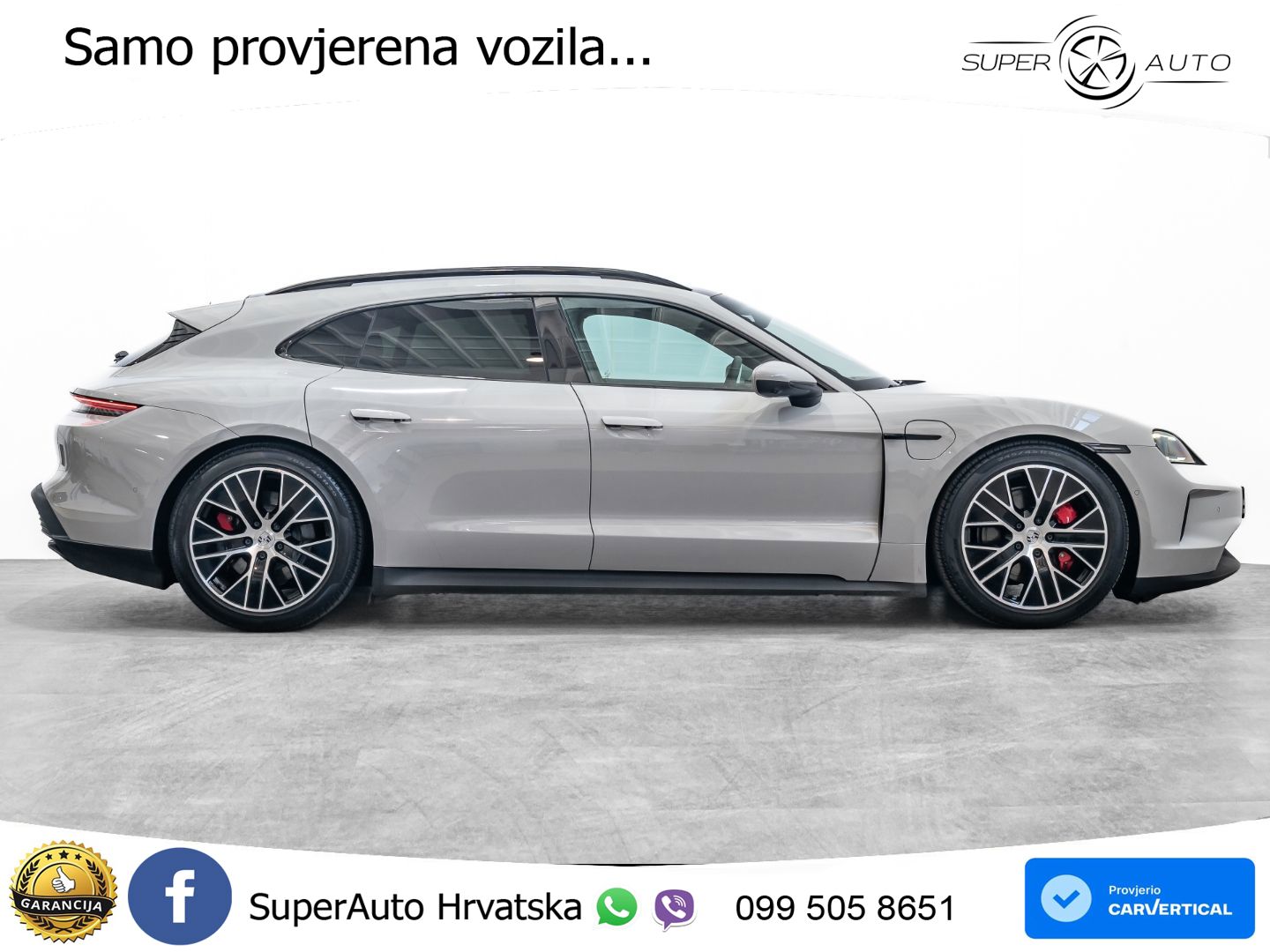 Porsche Taycan Sport Turismo 4S 105 kWh (598 KS)