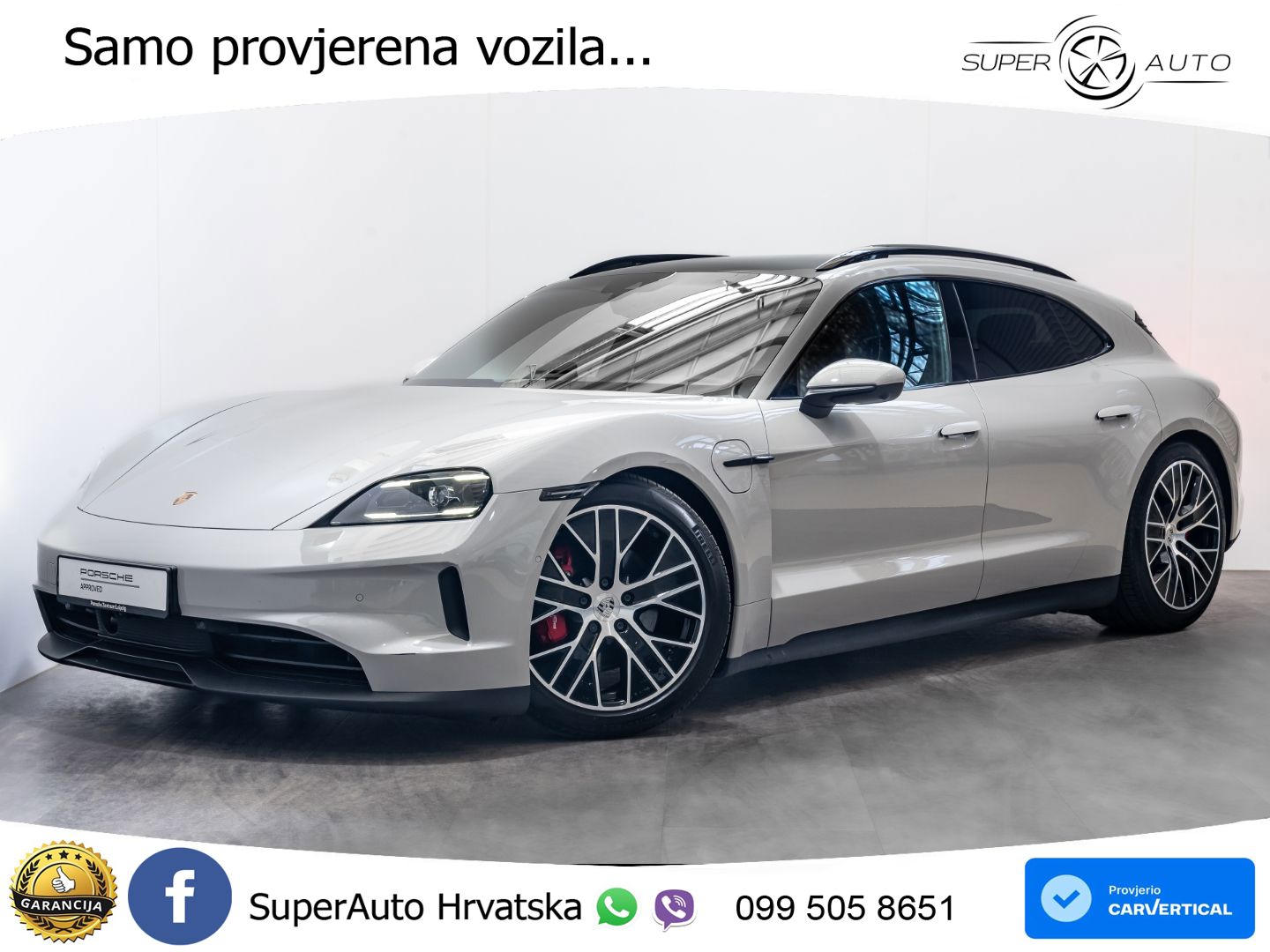 Porsche Taycan Sport Turismo 4S 105 kWh (598 KS)