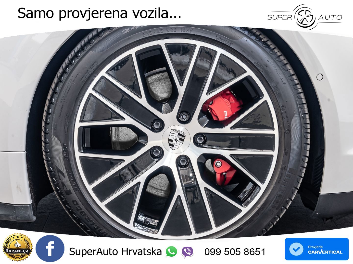 Porsche Taycan Sport Turismo 4S 105 kWh (598 KS)