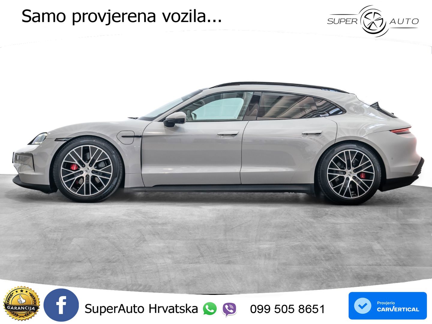 Porsche Taycan Sport Turismo 4S 105 kWh (598 KS)