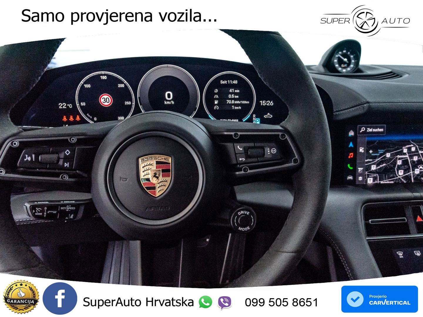 Porsche Taycan Sport Turismo 4S 105 kWh (598 KS)
