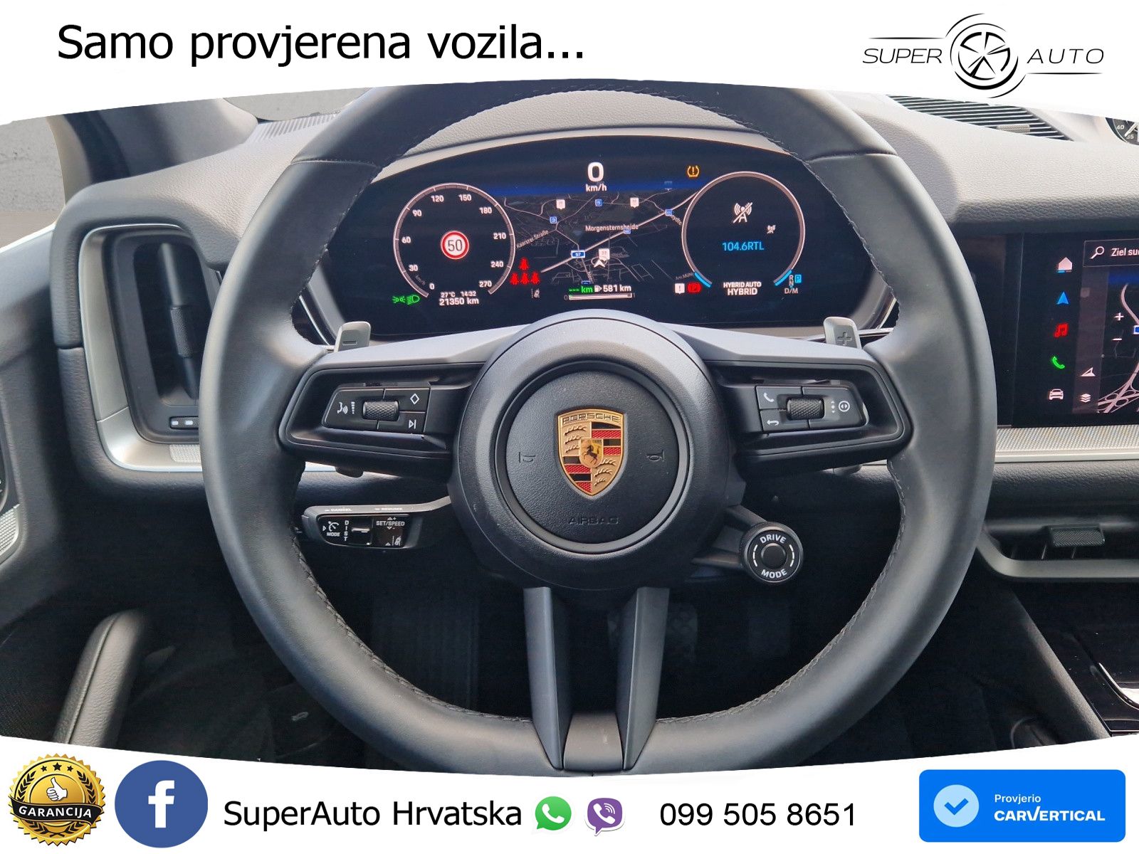 Porsche Cayenne 3.0 V6 (470 KS) E-Hybrid Tiptronic S