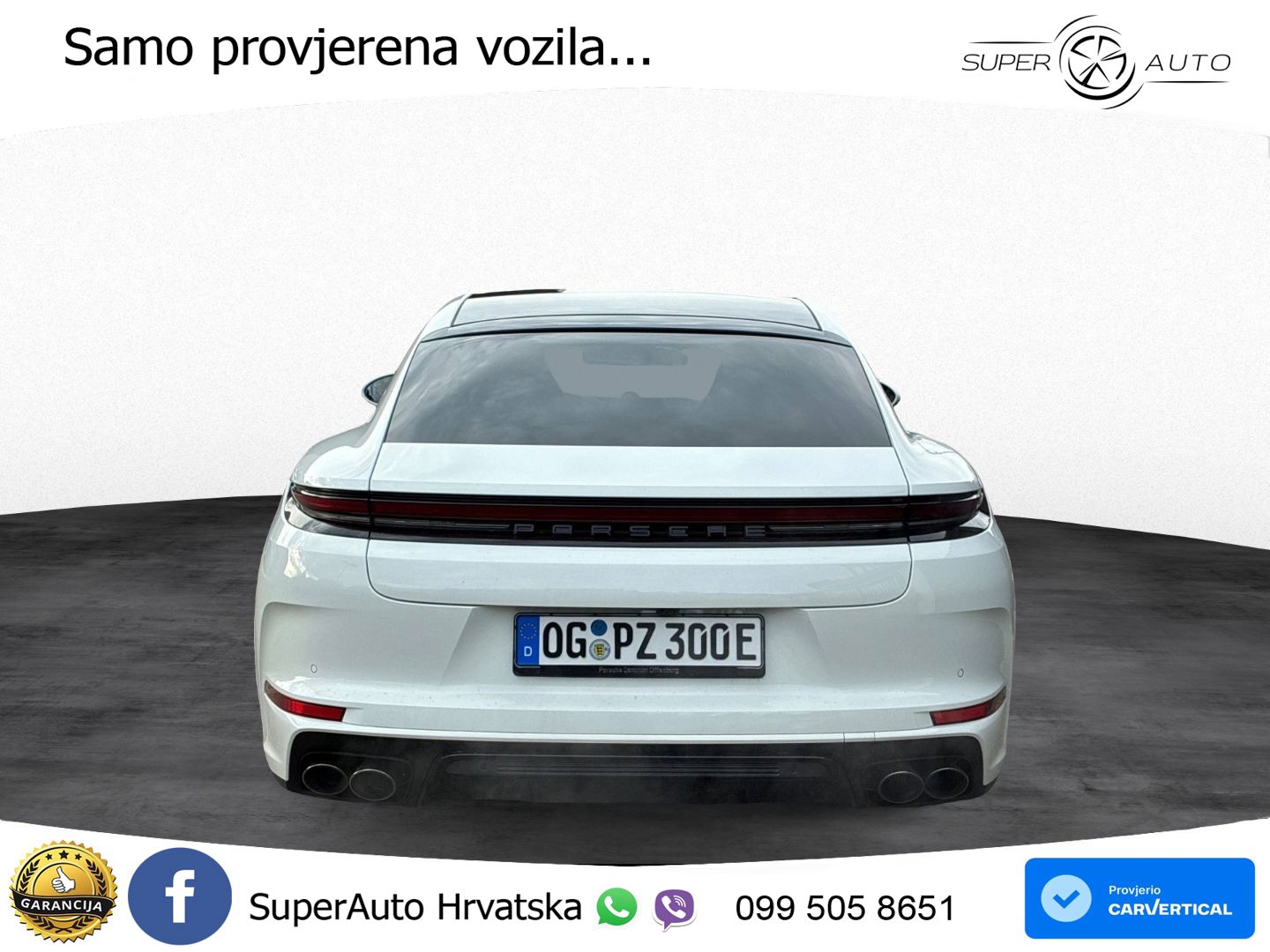 Porsche Panamera 4S 2.9 V6 (544 KS) E-Hybrid PDK ZRAČNI+ACC+GR SJED+KAM+PANO