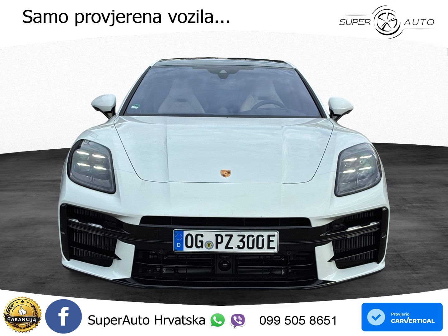 Porsche Panamera 4S 2.9 V6 (544 KS) E-Hybrid PDK ZRAČNI+ACC+GR SJED+KAM+PANO