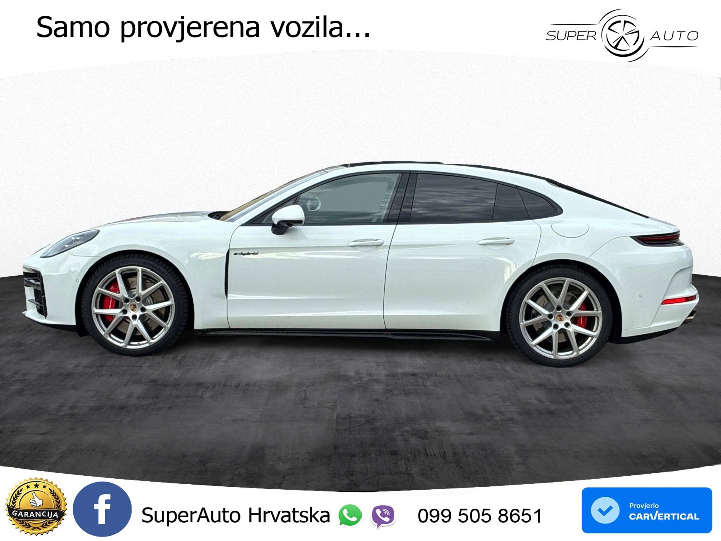 Porsche Panamera 4S 2.9 V6 (544 KS) E-Hybrid PDK ZRAČNI+ACC+GR SJED+KAM+PANO