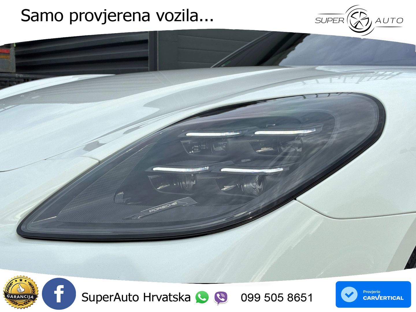 Porsche Panamera 4S 2.9 V6 (544 KS) E-Hybrid PDK ZRAČNI+ACC+GR SJED+KAM+PANO