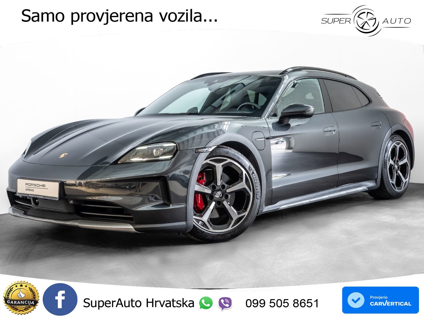 Porsche Taycan Cross Turismo 4S 105 kWh (598 KS)