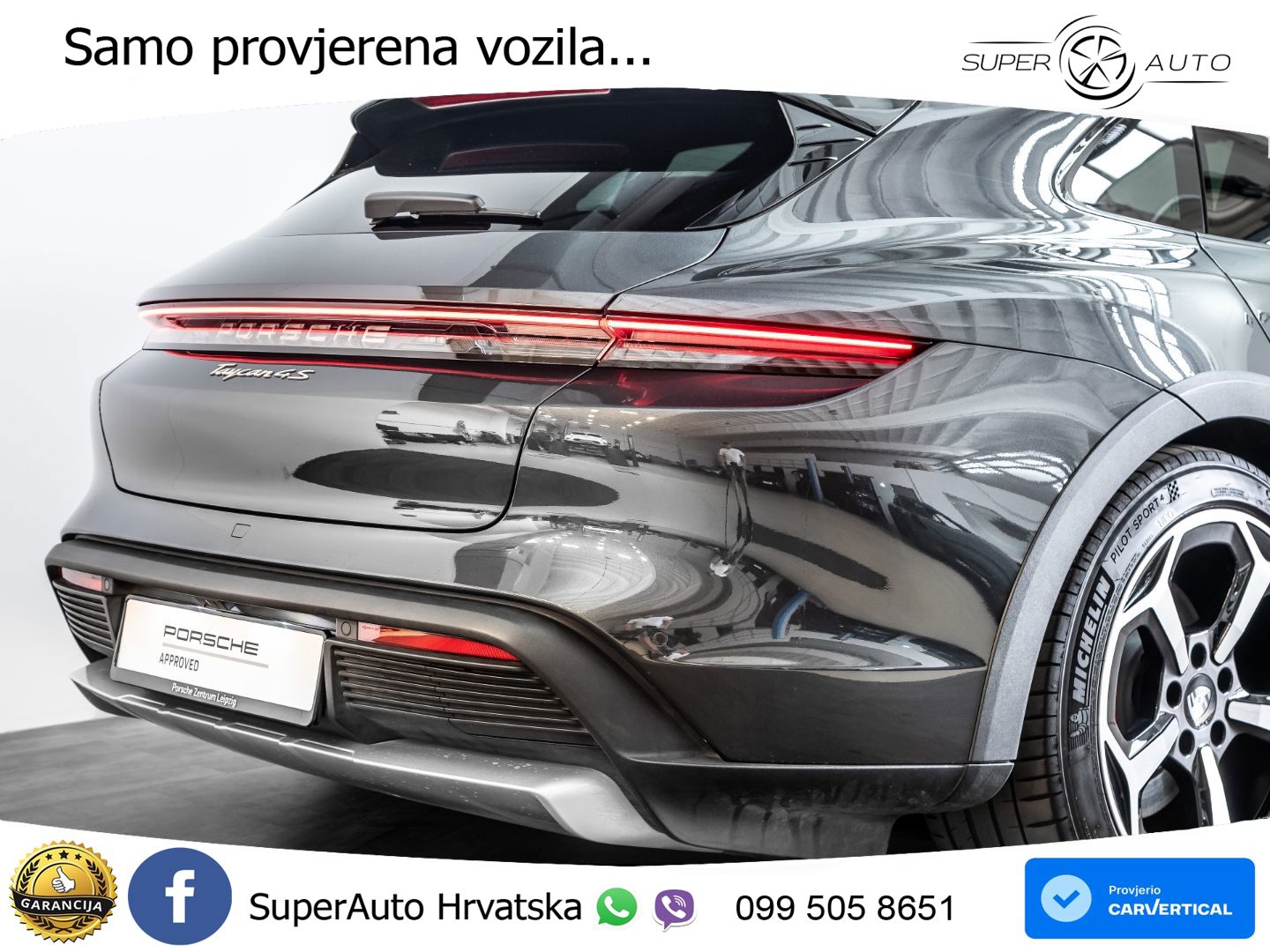 Porsche Taycan Cross Turismo 4S 105 kWh (598 KS)