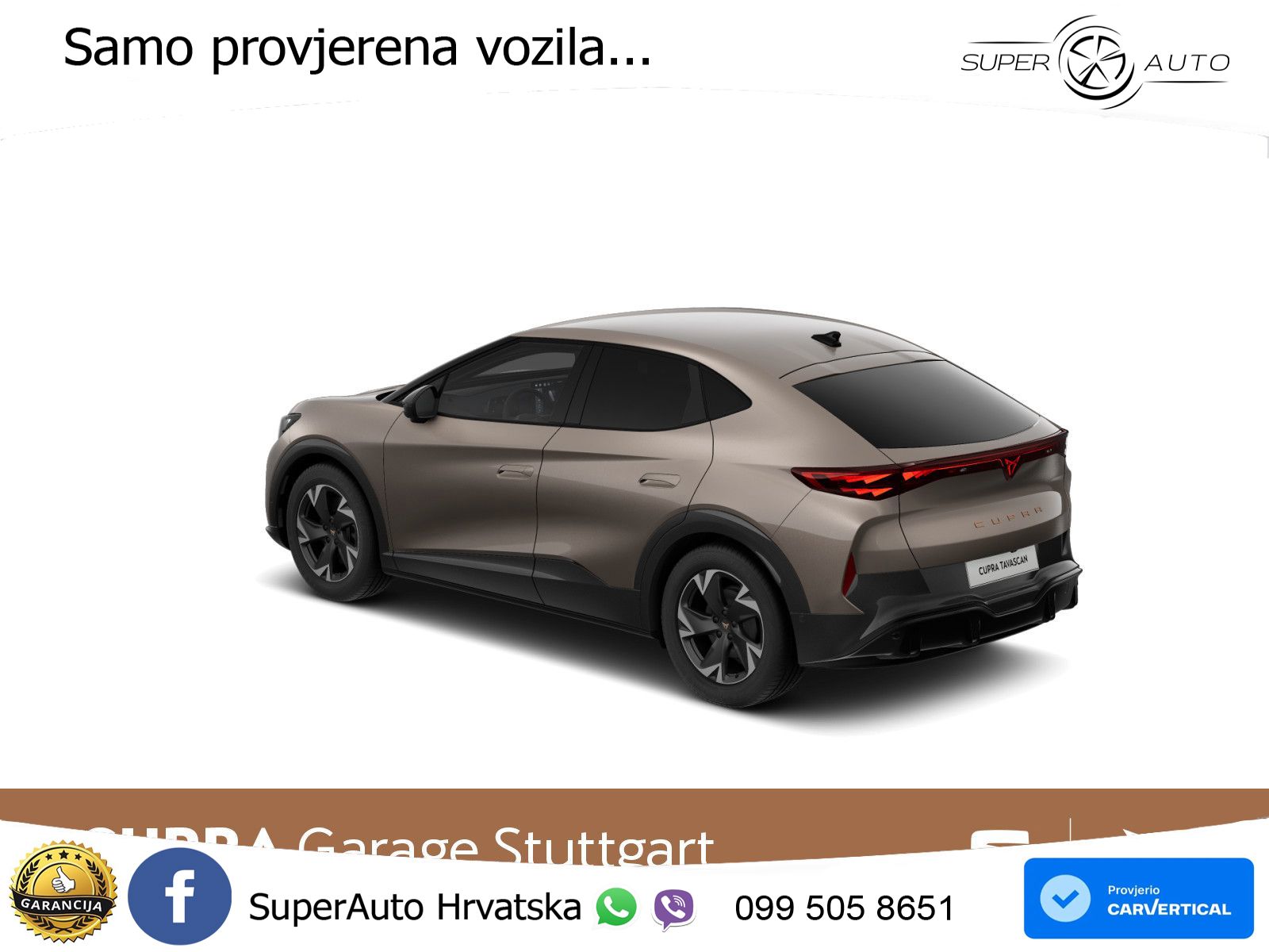 Cupra Tavascan 82 kWh (286 KS) LED+GR SJED+ACC