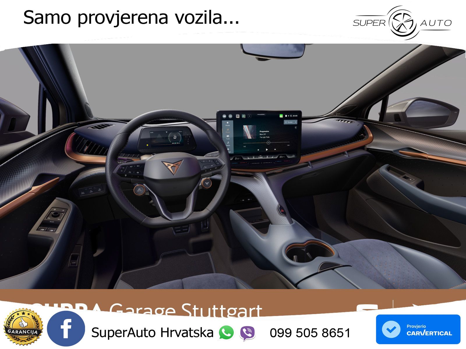 Cupra Tavascan 82 kWh (286 KS) LED+GR SJED+ACC