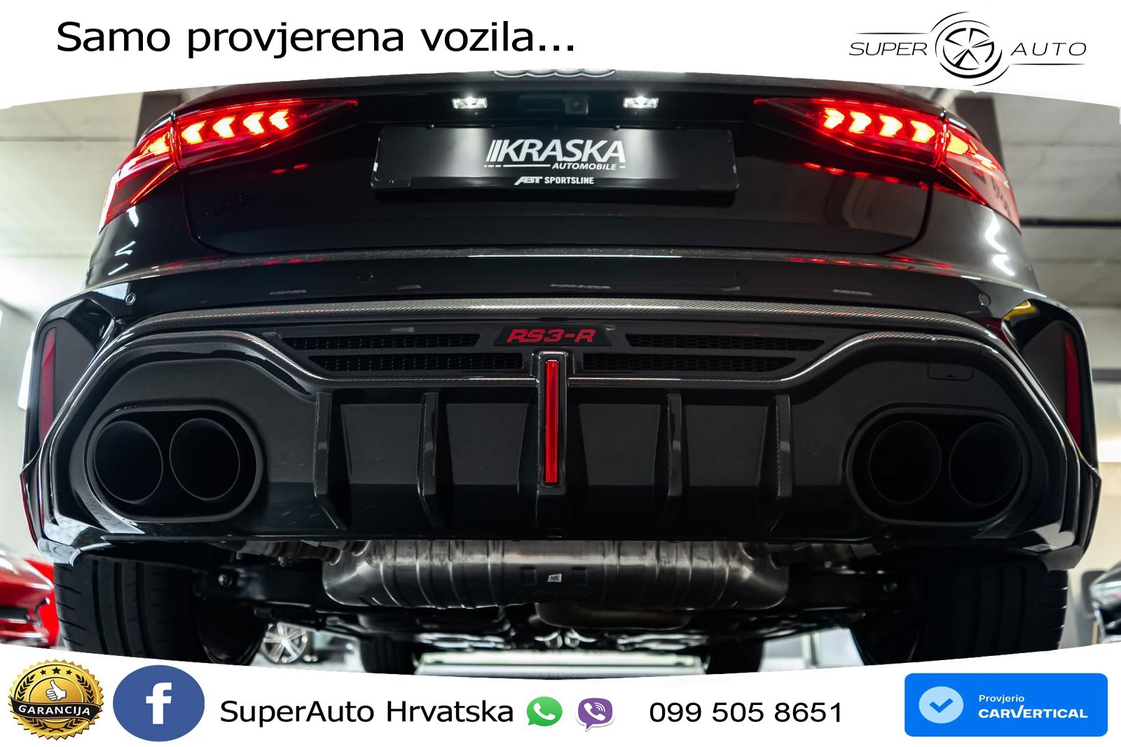 Audi RS3 Sedan 2.5 TFSI (400 KS) quattro S tronic LED+GR SJED+ACC