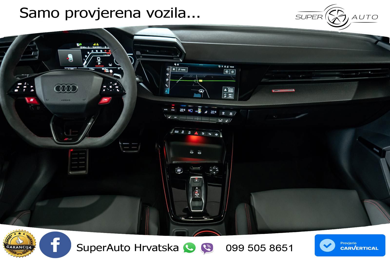 Audi RS3 Sedan 2.5 TFSI (400 KS) quattro S tronic LED+GR SJED+ACC