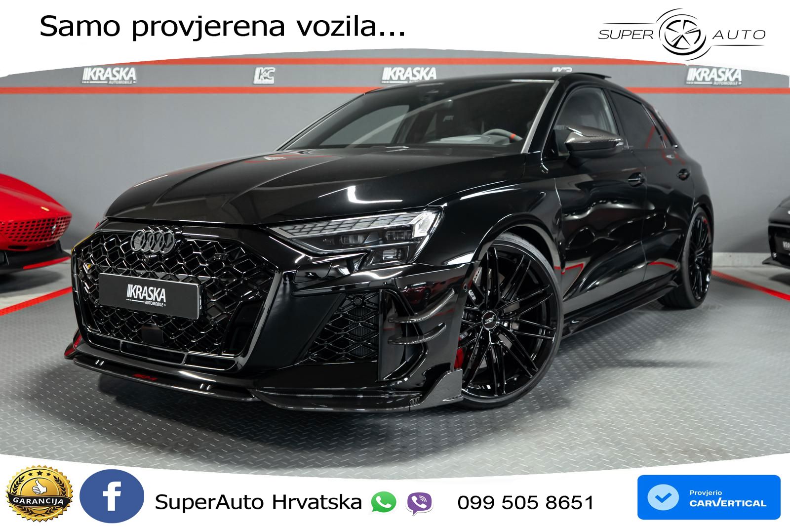 Audi RS3 Sedan 2.5 TFSI (400 KS) quattro S tronic LED+GR SJED+ACC