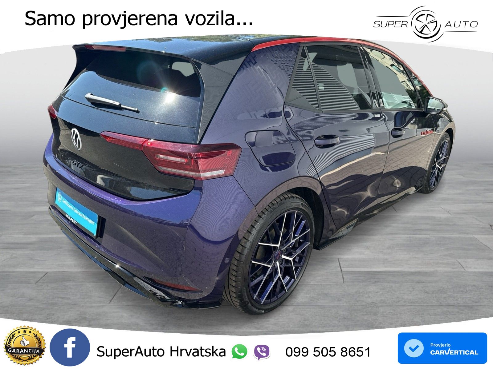 Volkswagen ID.3 GTX Performance 84 kWh (326 KS) LED+GR SJED+ACC