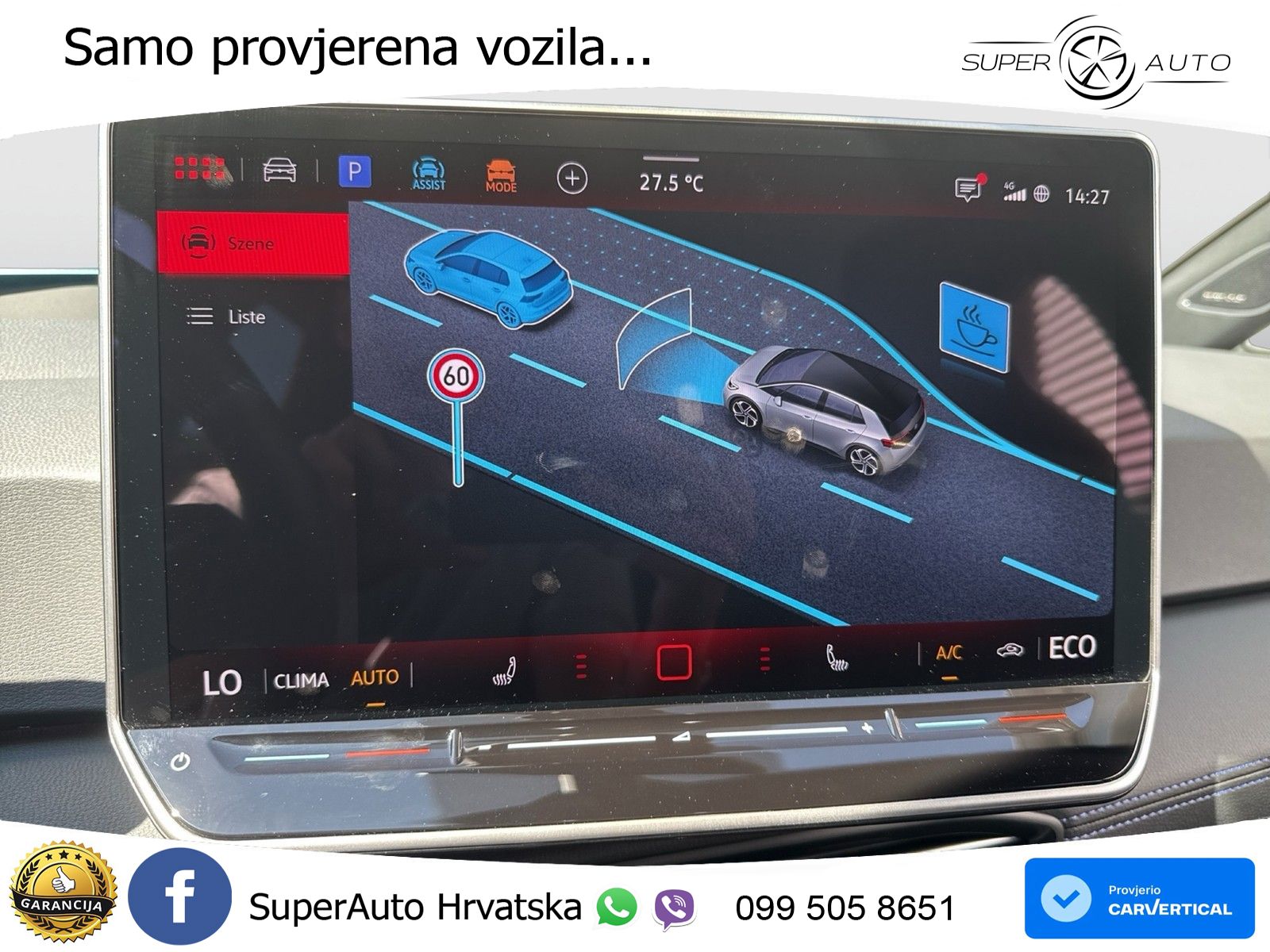 Volkswagen ID.3 GTX Performance 84 kWh (326 KS) LED+GR SJED+ACC