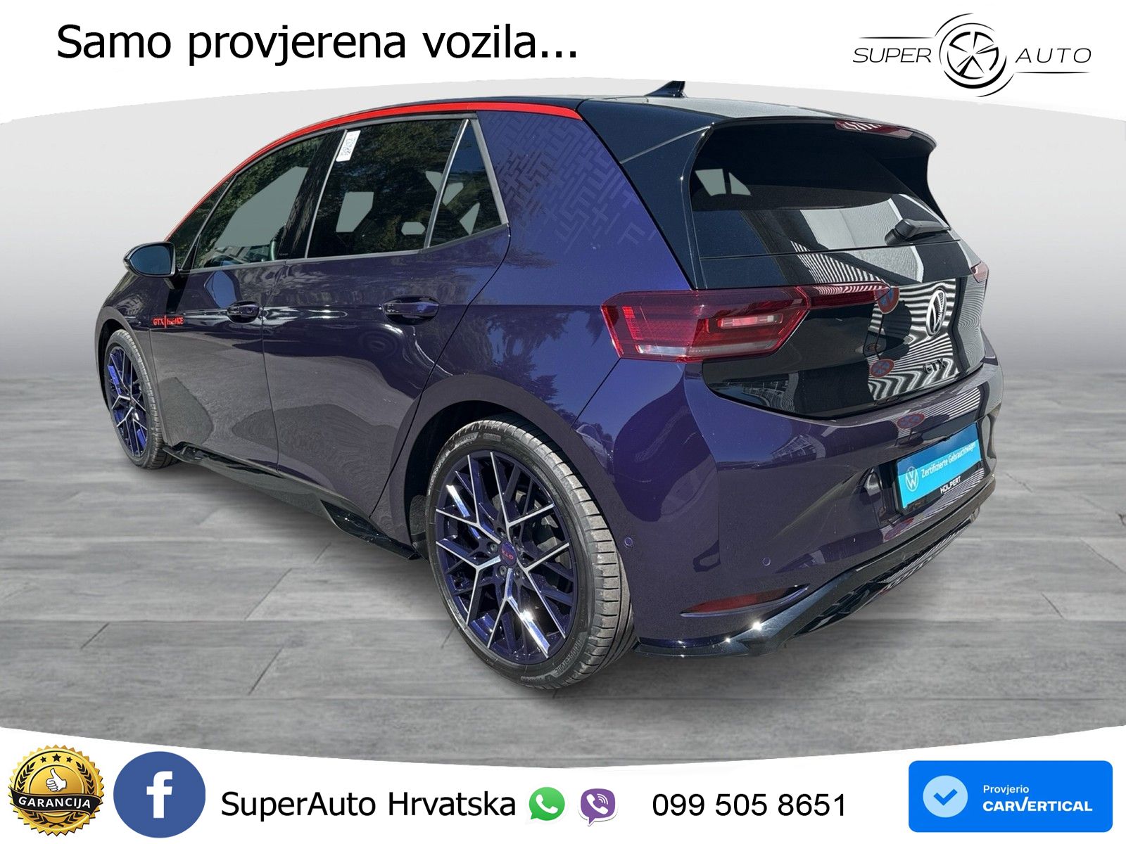 Volkswagen ID.3 GTX Performance 84 kWh (326 KS) LED+GR SJED+ACC