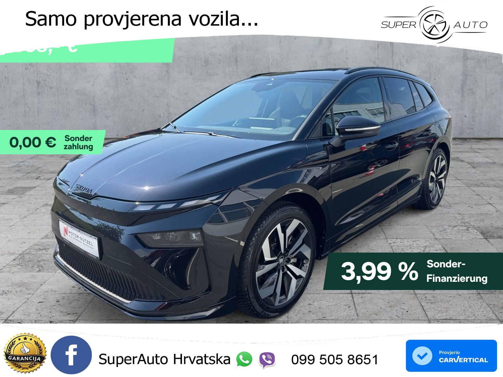 Škoda Enyaq 85 82 kWh (286 KS) SportLine LED+GR SJED+ACC
