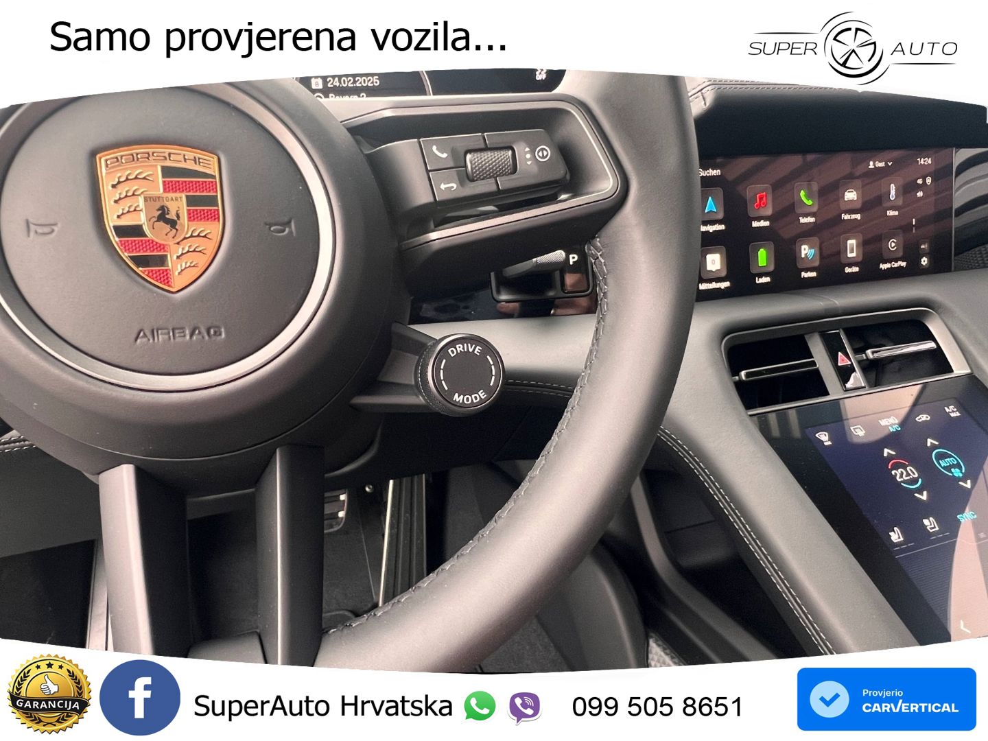 Porsche Taycan Sport Turismo 105 kWh (435 KS)