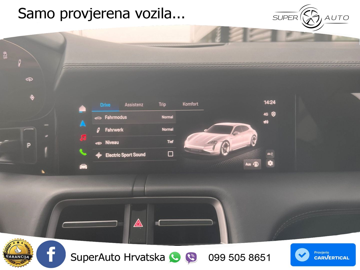 Porsche Taycan Sport Turismo 105 kWh (435 KS)