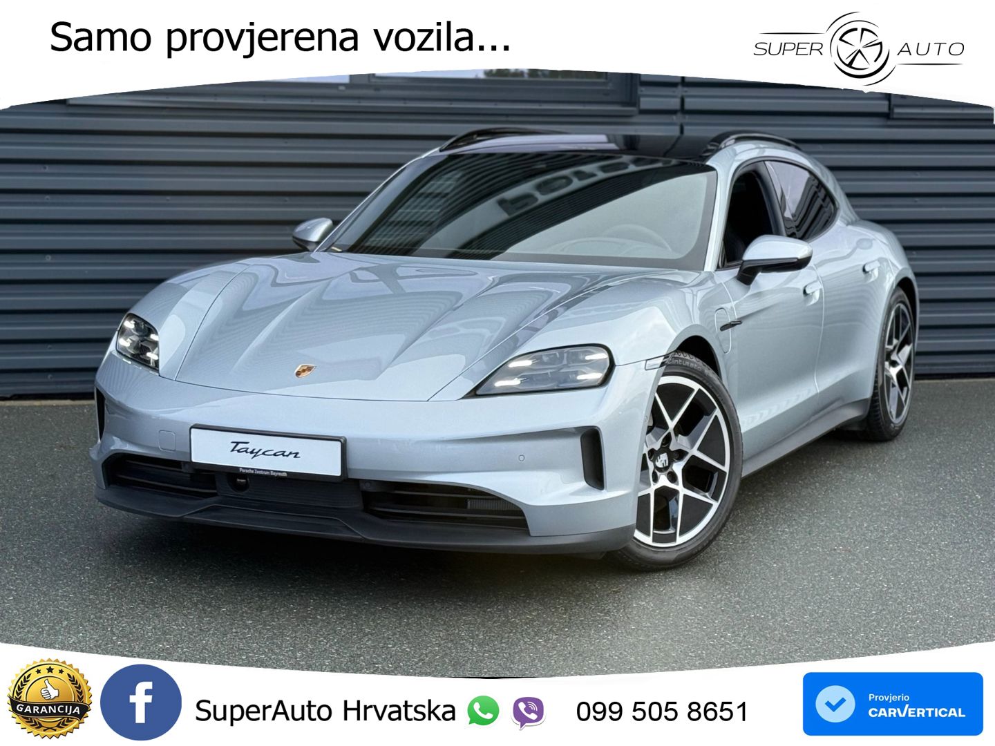 Porsche Taycan Sport Turismo 105 kWh (435 KS)
