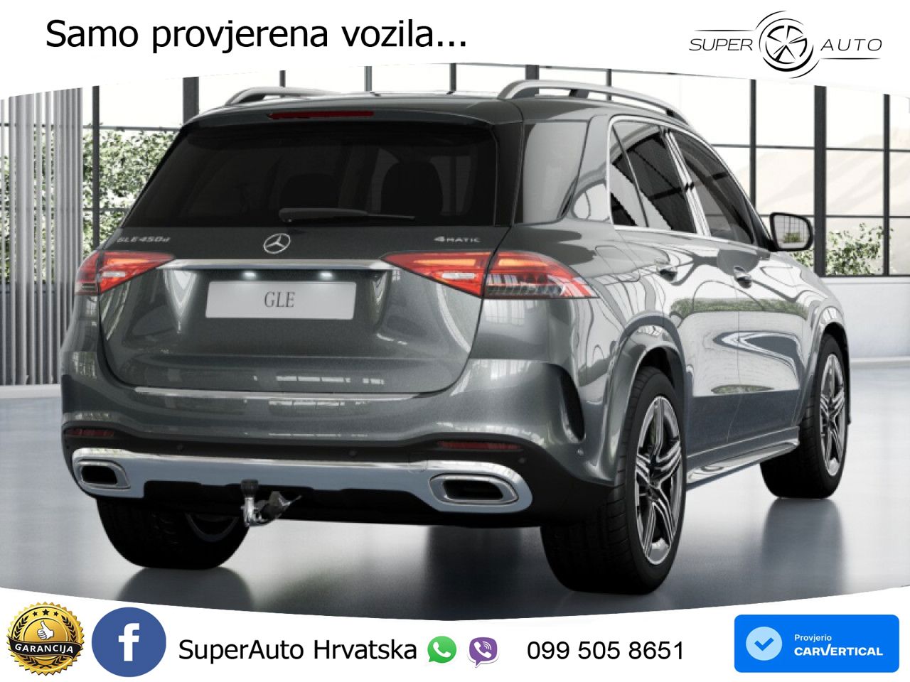 Mercedes GLE 450d (367 KS) EQ Boost 4MATIC 9G-TRONIC AMG LED+GR SJED+ACC