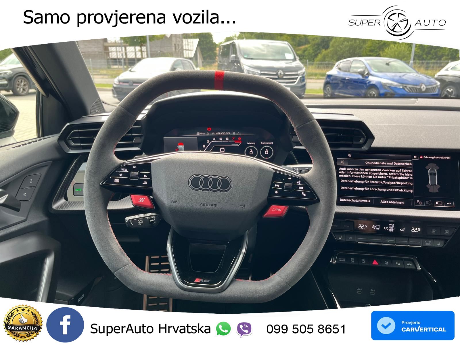 Audi RS3 Sportback 2.5 TFSI (400 KS) quattro S tronic LED+GR SJED+ACC