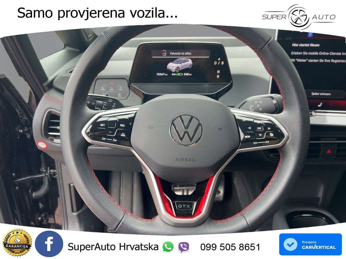 Volkswagen ID.3 GTX Performance 84 kWh (326 KS) LED+GR SJED+ACC