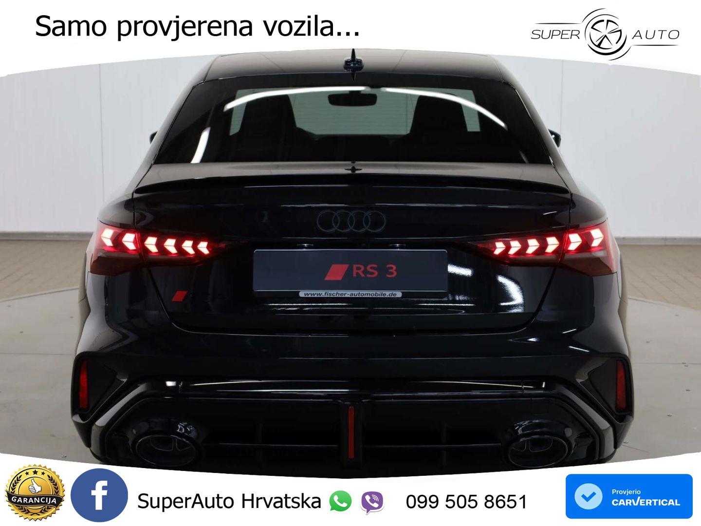 Audi RS3 Sedan 2.5 TFSI (400 KS) quattro S tronic LED+GR SJED+ACC